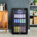 Devanti 115L Bar Fridge Glass Door w/Light Black -Home Living Store - -  