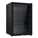 Devanti 115L Bar Fridge Glass Door w/Light Black -Home Living Store - -  