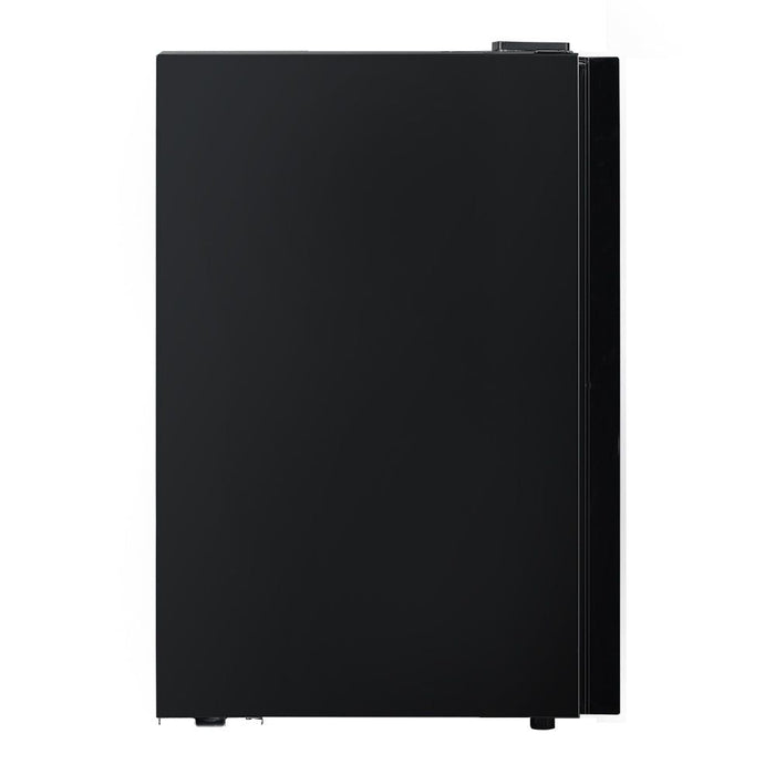 Devanti 115L Bar Fridge Glass Door w/Light Black -Home Living Store - -  