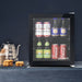 Devanti 46L Bar Fridge Glass Door w/Light Black -Home Living Store - -  