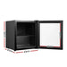 Devanti 46L Bar Fridge Glass Door w/Light Black -Home Living Store - -  