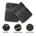 Linenland Bath Towel 4 Piece Cotton Hand Towels Set - Charcoal -Home Living Store - -  