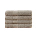 Linenland Bath Towel 4 Piece Cotton Hand Towels Set - Sandstone -Home Living Store - -  