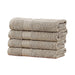Linenland Bath Towel 4 Piece Cotton Hand Towels Set - Sandstone -Home Living Store - -  