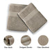 Linenland Bath Towel 4 Piece Cotton Hand Towels Set - Sandstone -Home Living Store - -  