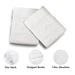 Linenland Bath Towel 4 Piece Cotton Hand Towels Set - White -Home Living Store - -  