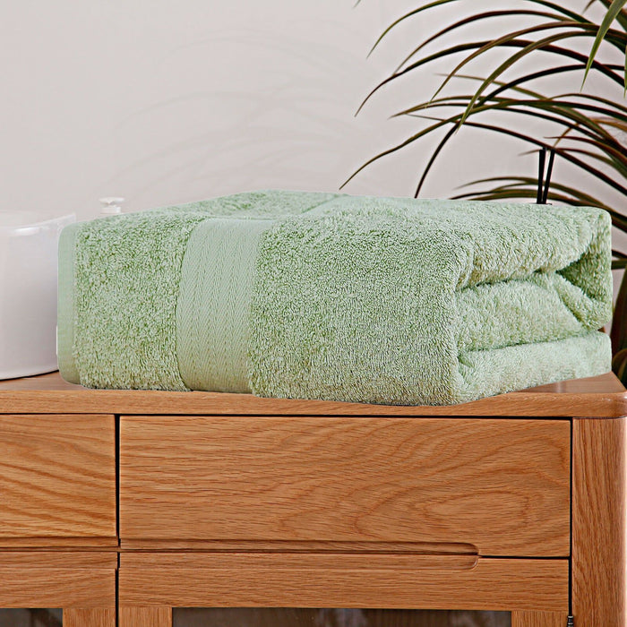Linenland Extra Large Bath Sheet Towel 89 x 178cm - Sage Green -Home Living Store - -  