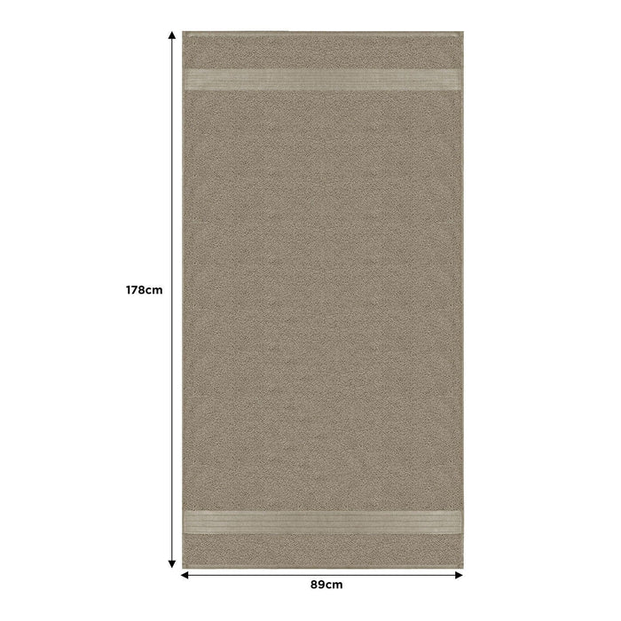 Linenland Extra Large Bath Sheet Towel 89 x 178cm - Sandstone -Home Living Store - -  