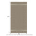 Linenland Extra Large Bath Sheet Towel 89 x 178cm - White -Home Living Store - -  