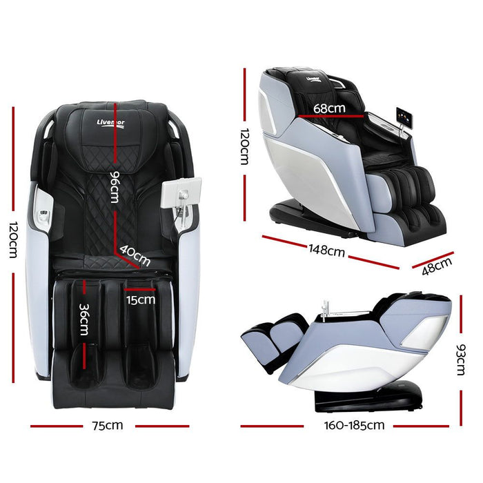 Livemor 4D Massage Chair Electric Recliner Home Massager Garin -Home Living Store - -  
