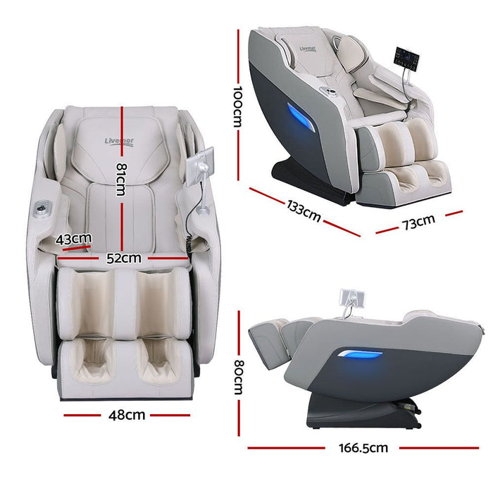 Livemor Massage Chair Electric Recliner Home Massager Brisa -Home Living Store - -  