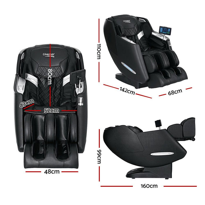 Livemor Massage Chair Electric Recliner Home Massager Oren -Home Living Store - -  