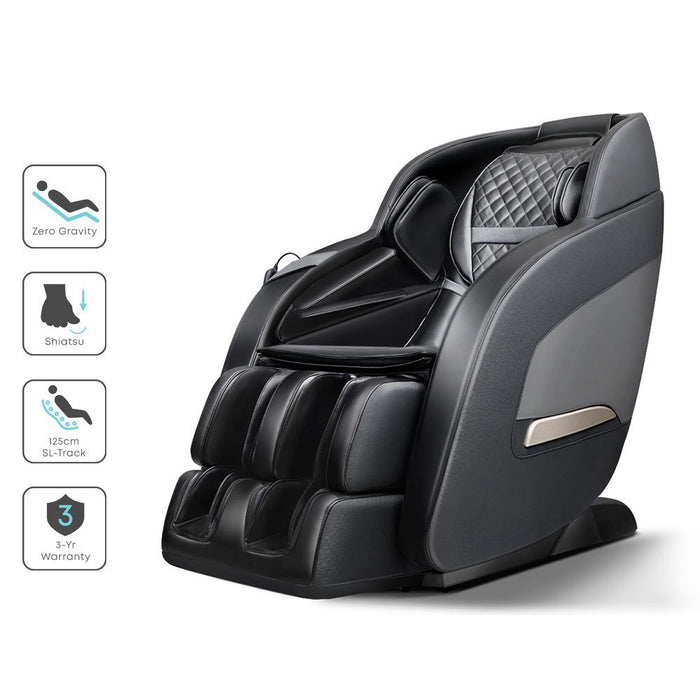 Livemor Massage Chair Electric Recliner Massager Black Decima -Home Living Store - -  