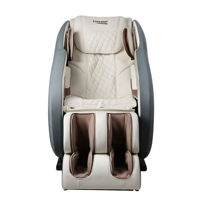 Livemor Massage Chair Electric Recliner Massager Grey Ozeni -Home Living Store - -  