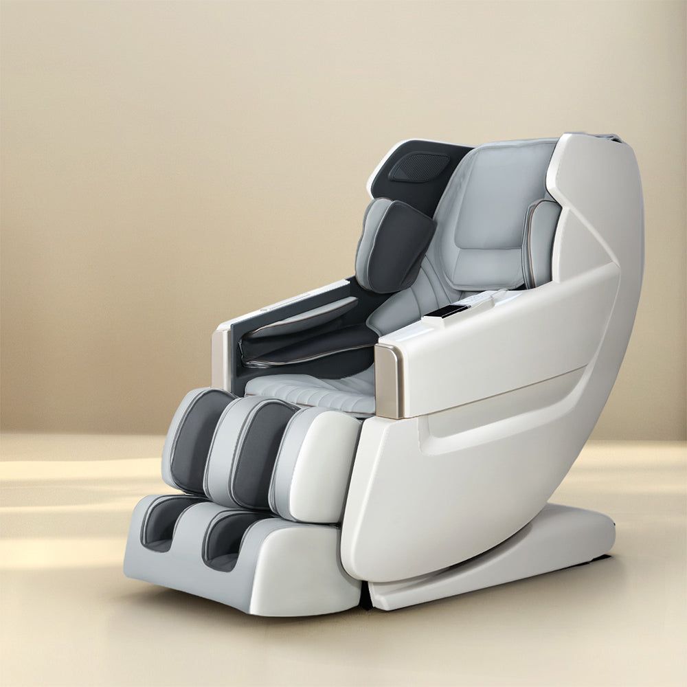 Livemor Massage Chair Electric Recliner Massager White Varitas Home Living Store