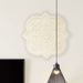 Medallion Provincial Wall Art Metal in Distressed White by Urban Style -Home Living Store - -  