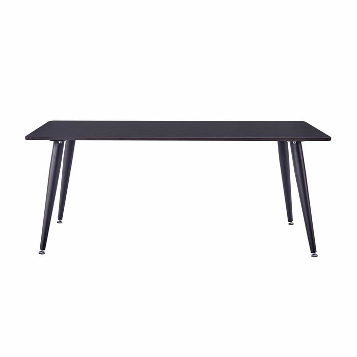 Mendy Black Sintered Stone Coffee Table with Metal Legs by Criterion™ -Home Living Store - -  