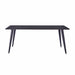 Mendy Black Sintered Stone Coffee Table with Metal Legs by Criterion™ -Home Living Store - -  
