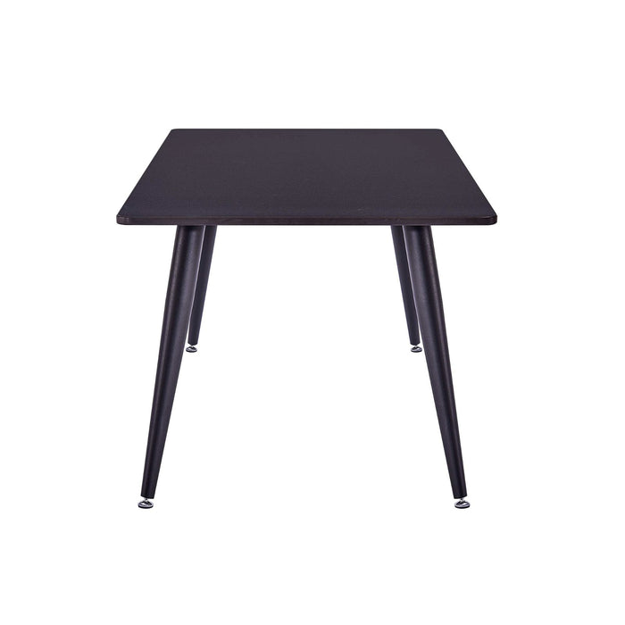 Mendy Black Sintered Stone Coffee Table with Metal Legs by Criterion™ -Home Living Store - -  