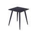 Mendy Black Sintered Stone End Table with Metal Legs by Criterion™ -Home Living Store - -  