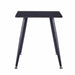 Mendy Black Sintered Stone End Table with Metal Legs by Criterion™ -Home Living Store - -  
