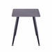 Mendy Grey Sintered Stone End Table with Metal Legs by Criterion™ -Home Living Store - -  