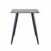 Mendy Grey Sintered Stone End Table with Metal Legs by Criterion™ -Home Living Store - -  