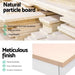 Metal Desk with Drawer - White with Wooden Top -Home Living Store - -  