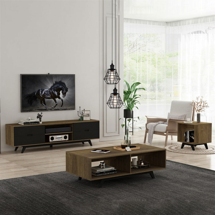 Metro Coffee Table Dark Oak by Tauris™ -Home Living Store - -  