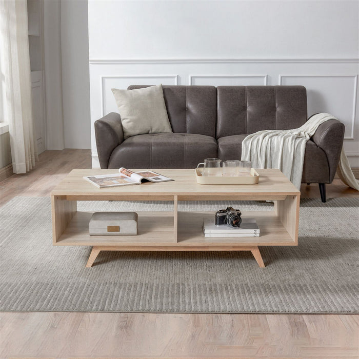Metro Coffee Table Light Oak by Tauris™ -Home Living Store - -  