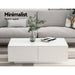 Modern Coffee Table 4 Storage Drawers High Gloss Living Room Furniture White -Home Living Store - -  