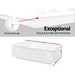 Modern Coffee Table 4 Storage Drawers High Gloss Living Room Furniture White -Home Living Store - -  