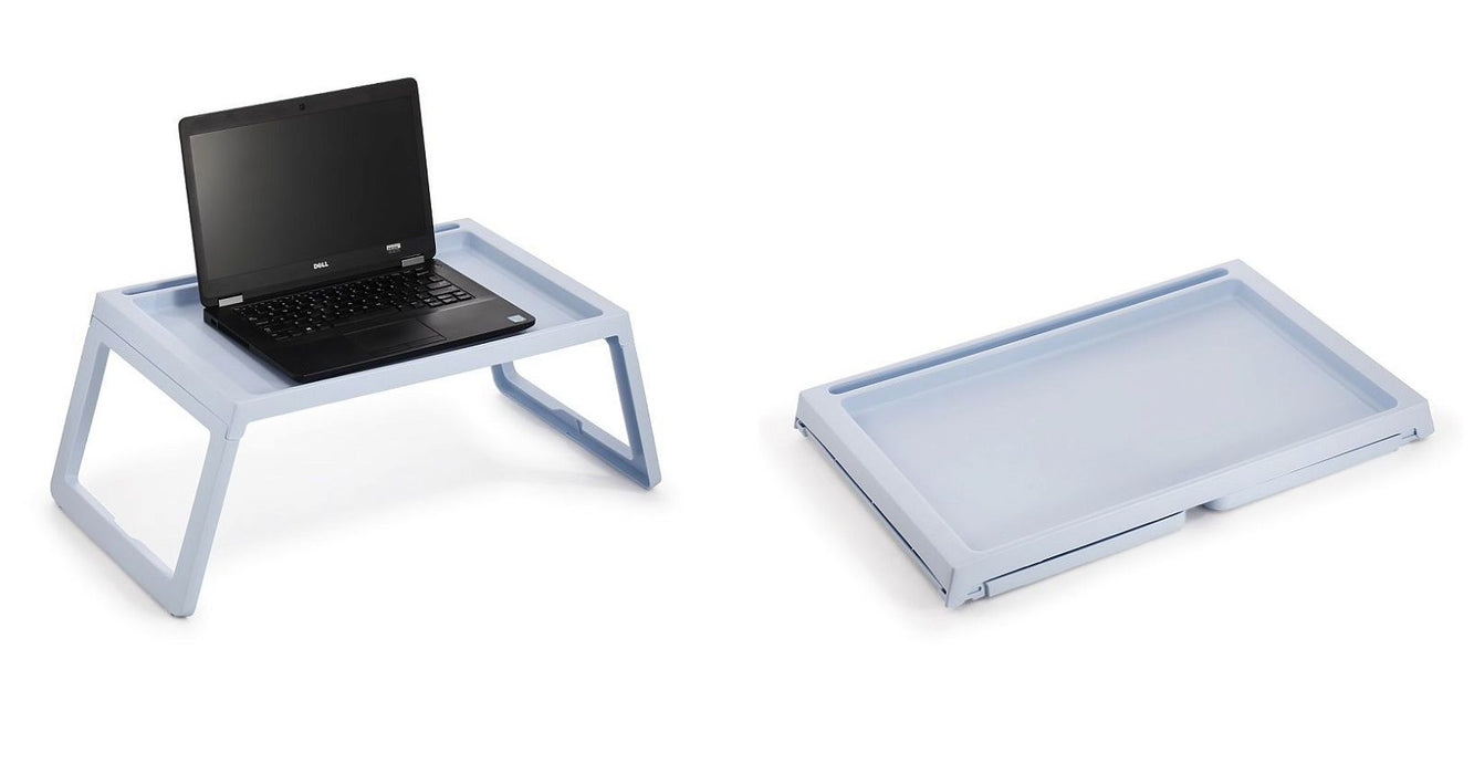 Multifunction Laptop Bed Desk with foldable legs for Home Office (Blue) -Home Living Store - -  