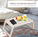 Multifunction Laptop Bed Desk with foldable legs for Home Office (White) -Home Living Store - -  