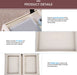 Multifunction Laptop Bed Desk with foldable legs for Home Office (White) -Home Living Store - -  