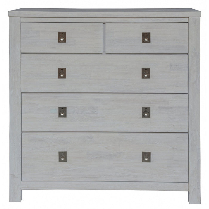 Myer 3pc Set 2 Bedside Tallboy Storage Cabinet Side End Table White Wash -Home Living Store - -  