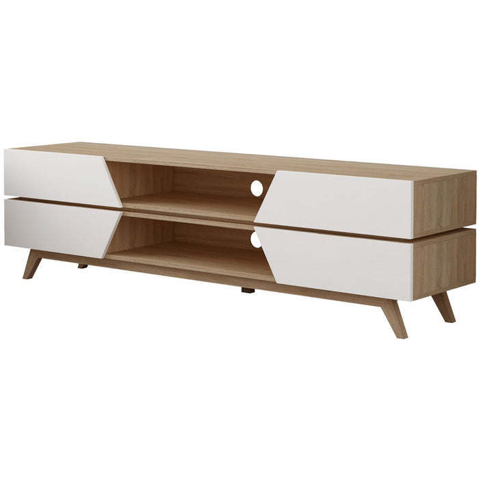 NORDIC 1800 Entertainment Unit Oak by Criterion - Home Living Store - Entertainment Unit
