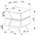 NORDIC 450 End Table Oak by Criterion - Home Living Store - End Table