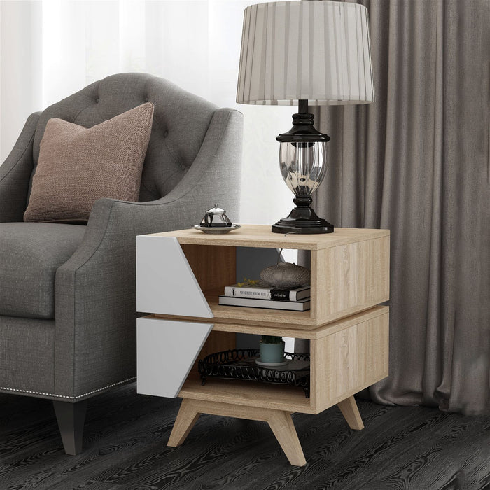 NORDIC 450 End Table Oak by Criterion - Home Living Store - End Table