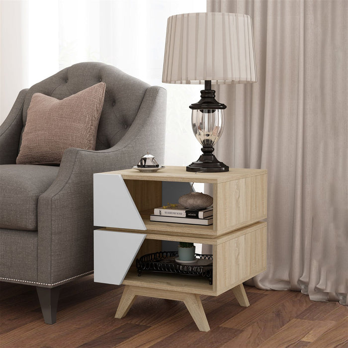 NORDIC 450 End Table Oak by Criterion - Home Living Store - End Table