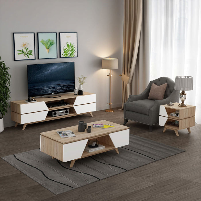 NORDIC 450 End Table Oak by Criterion - Home Living Store - End Table