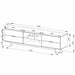 NOVA 1800 Entertainment Unit Dark Oak by Tauris - Home Living Store - Entertainment Unit