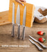 Natural Bamboo Magnetic Knife Block Holder with Strong Magnets for Home Kitchen Storage & Organisation -Home Living Store - -  