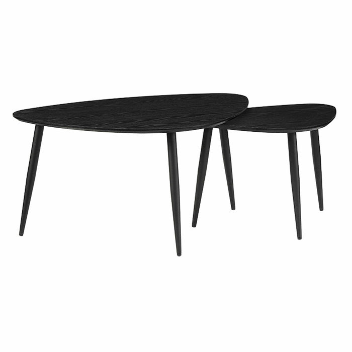 Nested Coffee Table Black on Black Oak by Urban Style -Home Living Store - -  