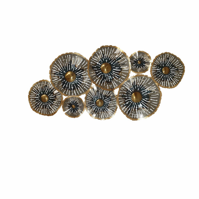 Ocean Cloud Wall Art Metal Flowers by Urban Style -Home Living Store - -  