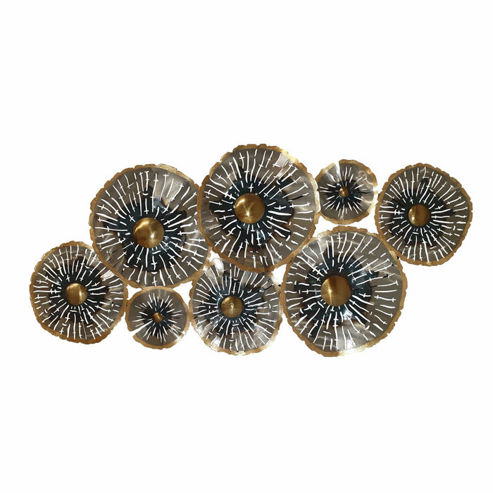 Ocean Cloud Wall Art Metal Flowers by Urban Style -Home Living Store - -  