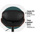 One Bar Stools Kitchen Leather Barstools Swivel Gas Lift Vintage Chairs Black -Home Living Store - -  