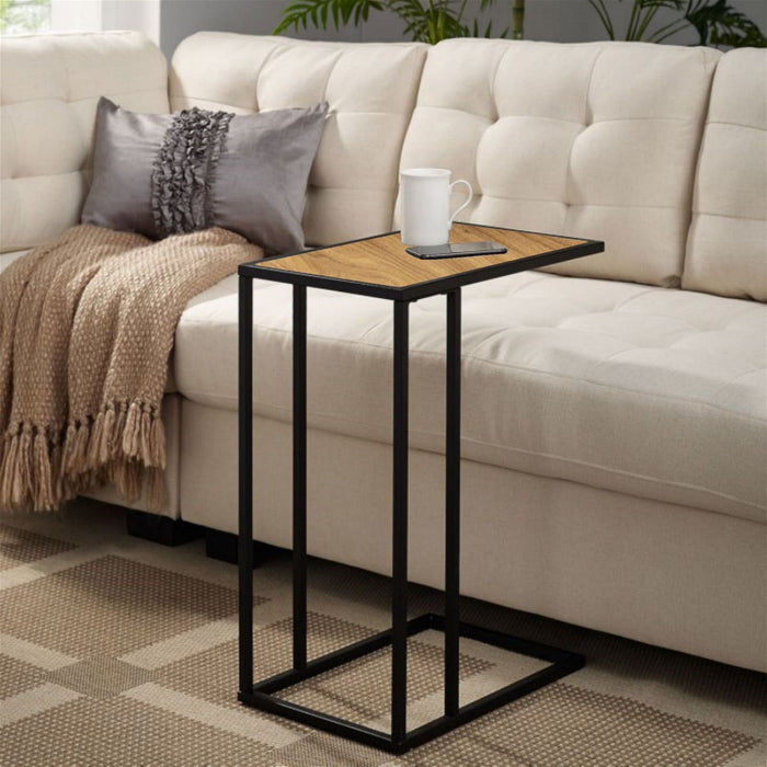 Openstyle Side Table English Oak with Black Frame by Urban Style -Home Living Store - -  