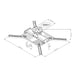 PJR076 Heavy Duty Projector Bracket by Tauris™ -Home Living Store - -  