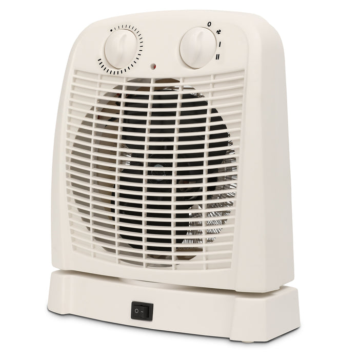 Sheffield Upright Fan Heater with Thermostat Control - 2000W, Oscillating